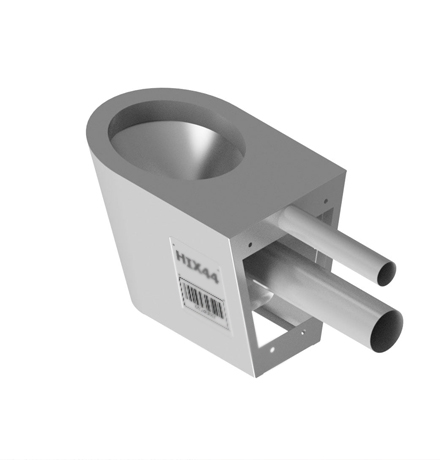 HIX44 Max steel Security toilet